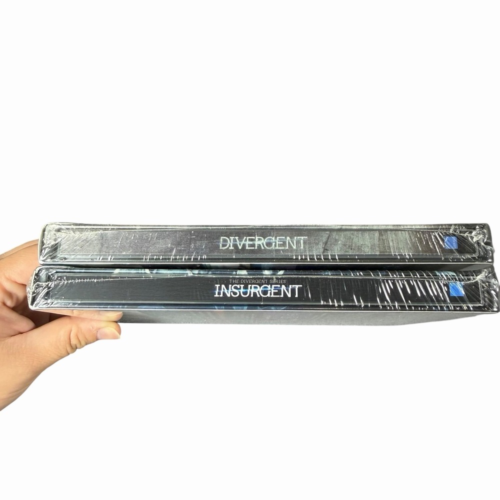 Divergent‎ + Insurgent Steelbooks (Blu-ray+DVD) NEW